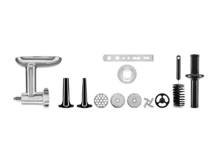 KitchenAid Fleischwolfaufsatz Metallfleischwolf Set mit Spritzgebäckvorsatz + 5KSMMGA KitchenAid Fleischwolfaufsatz Metallfleischwolf Set mit Spritzgebäckvorsatz + 5KSMMGA von KitchenAid