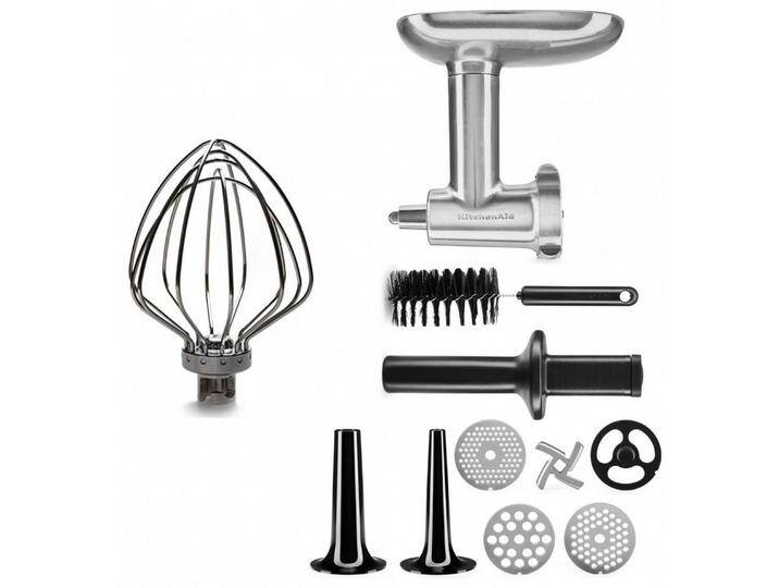 KitchenAid Fleischwolfaufsatz Metallfleischwolf plus Tschimm Whip Schneebesen KitchenAid Fleischwolfaufsatz Metallfleischwolf plus Tschimm Whip Schneebesen von KitchenAid