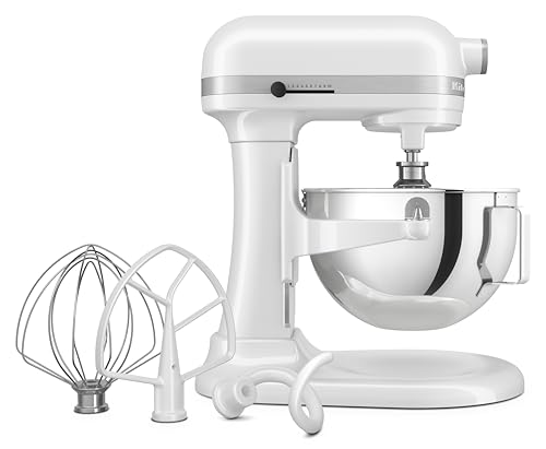 KitchenAid HEAVY DUTY KÜCHENMASCHINE MIT SCHÜSSELHEBER 5,2 L - WEISS 5KSM55SXXEWH KitchenAid HEAVY DUTY KÜCHENMASCHINE MIT SCHÜSSELHEBER 5,2 L - WEISS 5KSM55SXXEWH von KitchenAid