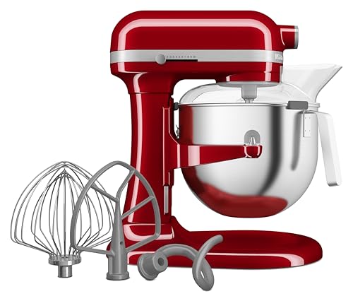 KitchenAid HEAVY DUTY KÜCHENMASCHINE MIT SCHÜSSELHEBER 6,6 L - EMPIRE ROT 5KSM70JPXEER von KitchenAid