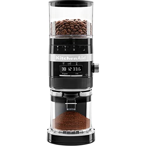 KitchenAid KAFFEEMÜHLE - ARTISAN 5KCG8433 - Onyx Schwarz - von French Press bis Espresso 5KCG8433EOB (COFFE GRINDER) von KitchenAid