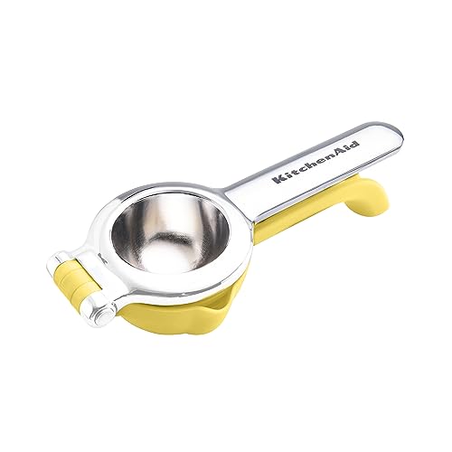 KitchenAid KQ070OHMEA Zitruspresse, Aluminium, Zitrone, ohne Durcheinander von KitchenAid