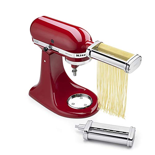 KitchenAid KSMPCA Nudelaufsatz, Edelstahl, Silber von KitchenAid