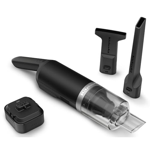 KitchenAid Kabelloser Handstaubsauger Go - Handstaubsauger - 2 Standardzubehörteile im Lieferumfang - Mit akku - Schwarz KitchenAid Kabelloser Handstaubsauger Go - Handstaubsauger - 2 Standardzubehörteile im Lieferumfang - Mit akku - Schwarz von KitchenAid