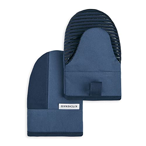 KitchenAid Kitchen Aid Beacon Mini-Ofenhandschuh-Set, 14 x 20,3 cm, Marineblau/Tintenblau von KitchenAid