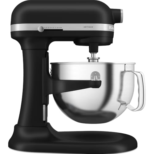 KitchenAid Küchenmaschine - Artisan - Multifunktionaler Küchenroboter mit Schüsselheber - Mit 5 Zubehörteilen - 5,6L - Matt schwarz KitchenAid Küchenmaschine - Artisan - Multifunktionaler Küchenroboter mit Schüsselheber - Mit 5 Zubehörteilen - 5,6L - Matt schwarz von KitchenAid