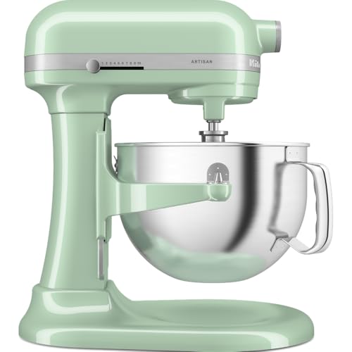 KitchenAid Küchenmaschine - Artisan - Multifunktionaler Küchenroboter mit Schüsselheber - Mit 5 Zubehörteilen - 5,6L - Pistazie von KitchenAid