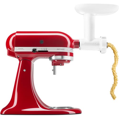 KitchenAid 5KSMFGCA FLEISCHWOLF UND SPRITZGEBÄCKVORSATZ, Kunststoff, weiß von KitchenAid