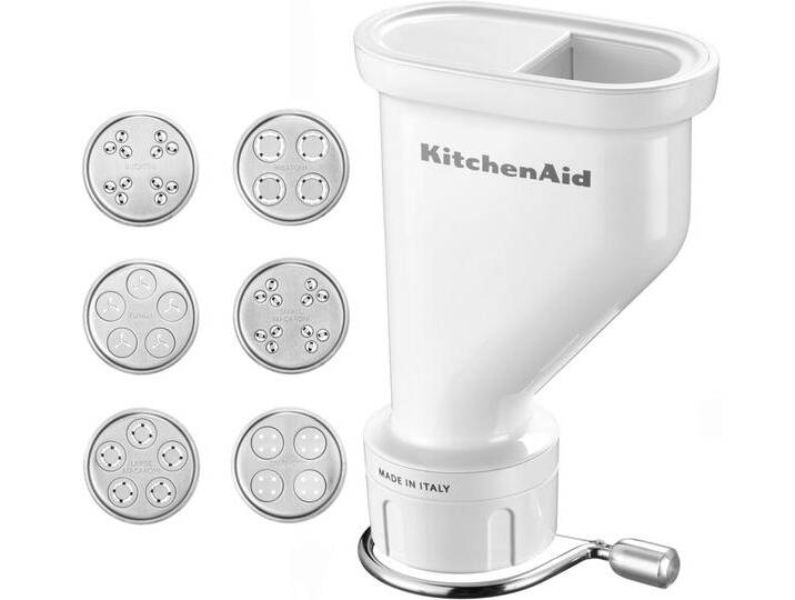 KitchenAid Nudelvorsatz 5KSMPEXTA, Zubehör für -Küchenmaschine Mini 3,3 Liter 5KSM3311X - Classic 4,3 Liter 5K45SS - Ultra Power 4,3 Liter KSM90. Artisan 4,8 Liter: KSM125, KSM150, 5KSM156, 5KSM175PS, 5KSM185PS. Artisan 6,9 Liter 5KSM7580X- Heavy Duty 4,8 Liter 5KPM5 - Heavy Duty 6,9 Liter 5KSM7591X Professional 6,9 Liter 5KSM7990X KitchenAid Nudelvorsatz 5KSMPEXTA, Zubehör für -Küchenmaschine Mini 3,3 Liter 5KSM3311X - Classic 4,3 Liter 5K45SS - Ultra Power 4,3 Liter KSM90. Artisan 4,8 Liter: KSM125, KSM150, 5KSM156, 5KSM175PS, 5KSM185PS. Artisan 6,9 Liter 5KSM7580X- Heavy Duty 4,8 Liter 5KPM5 - Heavy Duty 6,9 Liter 5KSM7591X Professional 6,9 Liter 5KSM7990X von KitchenAid