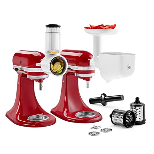 KitchenAid OMNIFOOD KIT (5KSMFGA + 5KSMFVSP + 5KSMVSA) 5KSM2FPPC, Stahl von KitchenAid