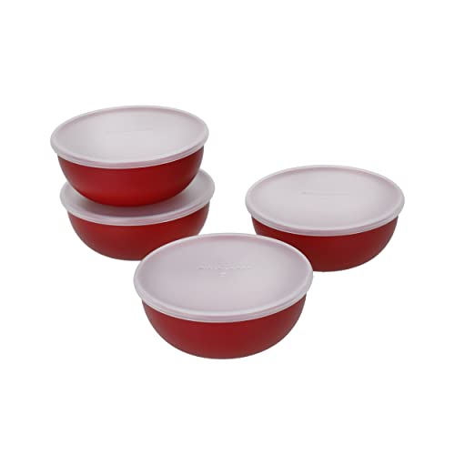KitchenAid KQG177BXERE Pinch Bowls, 4 Stück, 23 g, Plastic, Rot von KitchenAid