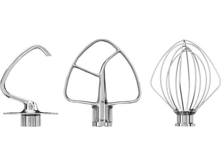 KitchenAid Rührelement-Set 5KSM5TH3PSS, Zubehör für Küchenmaschine 4.3L & 4.8L mit kippbarem Motorkopf, silberfarben KitchenAid Rührelement-Set 5KSM5TH3PSS, Zubehör für Küchenmaschine 4.3L & 4.8L mit kippbarem Motorkopf, silberfarben von KitchenAid