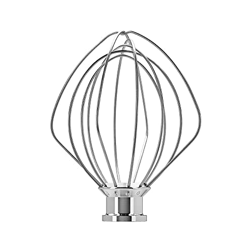 KitchenAid SCHNEEBESEN FÜR MITTELGROSSE KÜCHENMASCHINEN MIT KIPPBAREM MOTORKOPF – EDELSTAHL 5KSM5THWWSS von KitchenAid