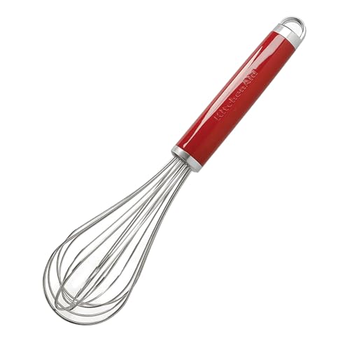 KitchenAid Schneebesen, manueller Schaumschläger aus Edelstahl – Empire Rot von KitchenAid