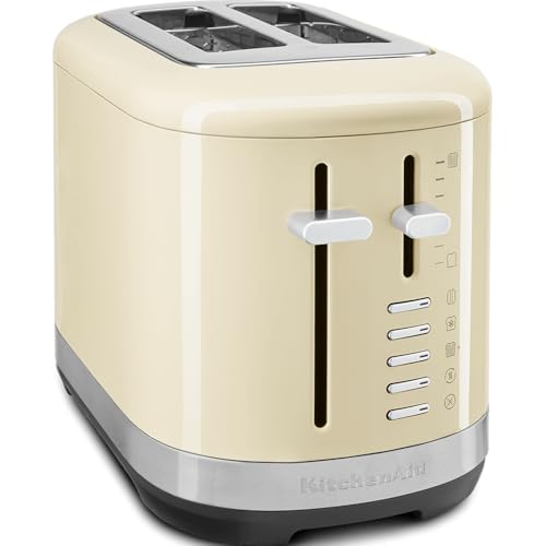 KitchenAid Toaster für 2 Scheiben - Retro Design Toast Machine - 7 verschiedene Funktionen - Edelsthal - Crème von KitchenAid