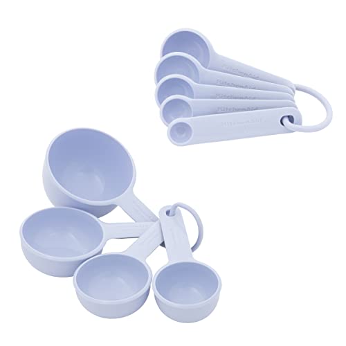 KitchenAid Universal-Messbecher- und Löffel-Set, 9-teilig, Lavendel-Creme von KitchenAid