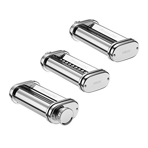 Kitchenaid 5KSMPRA Optionales Zubehör, für alle KitchenAid Dreiteiliger Nudelvorsatz Küchenmaschine von KitchenAid