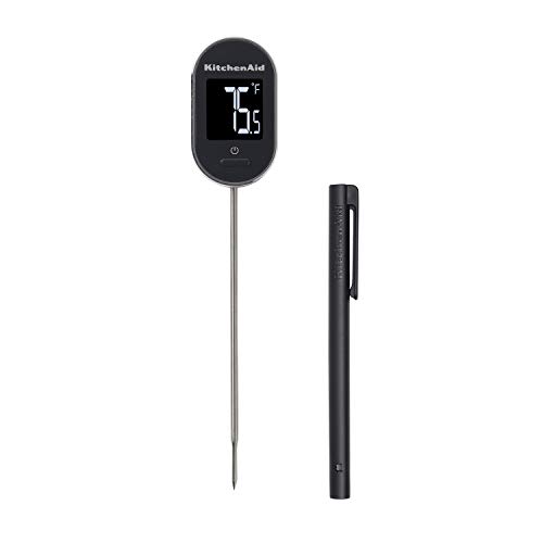 KitchenAid digitales Kochthermometer mit Sofortanzeige, schwenkbares Display mit Rückbeleuchtung, -40° bis 250°C von KitchenAid