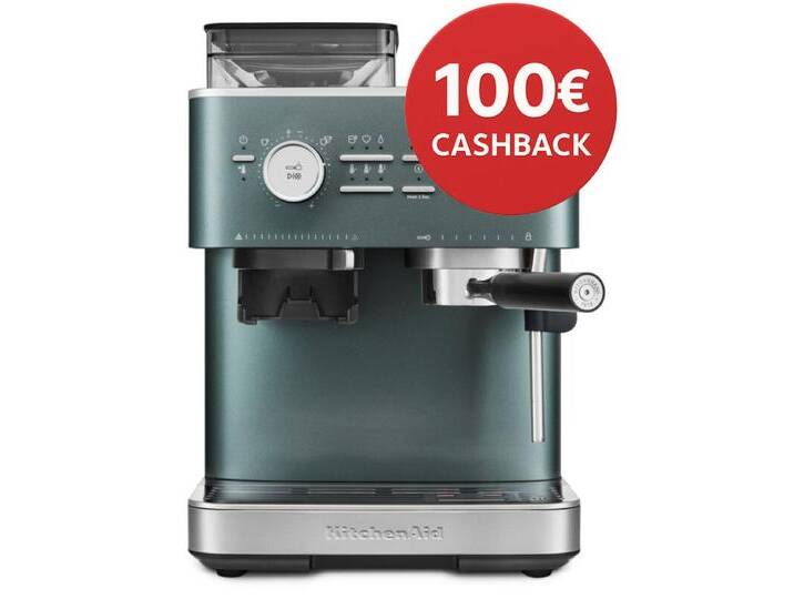 Kitchenaid 5KES6551EJP Halbautomatische Espressomaschine mit Mühle ARTISAN Farbe: Juniper Kitchenaid 5KES6551EJP Halbautomatische Espressomaschine mit Mühle ARTISAN Farbe: Juniper von KitchenAid