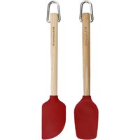 KitchenAid Set of 2 Spatel aus Birkenholz of Holz of Birke, Farbe Empire rot von KitchenAid