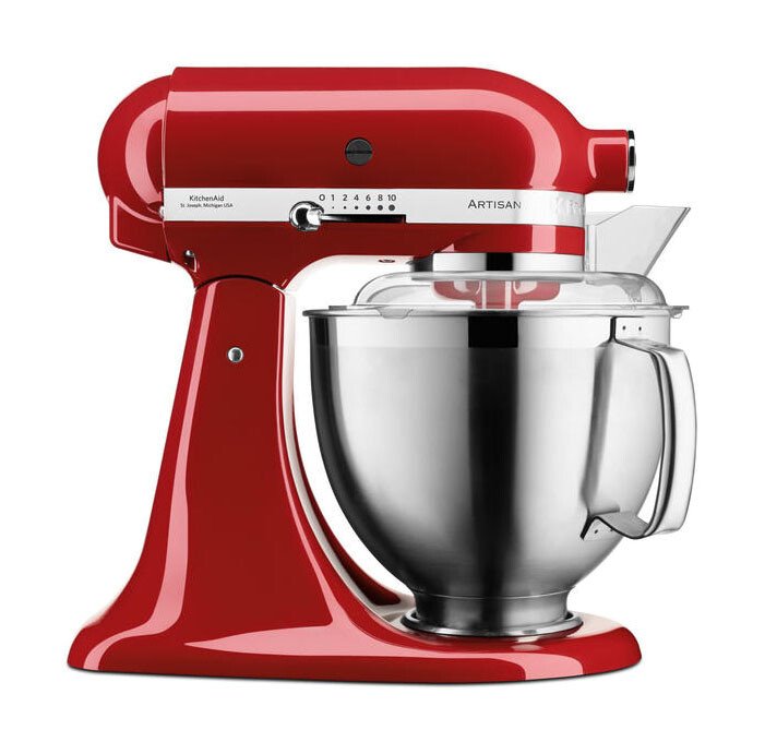 Küchenmaschine 4,8 l 300 W Artisan Premium Empire Rot von KitchenAid