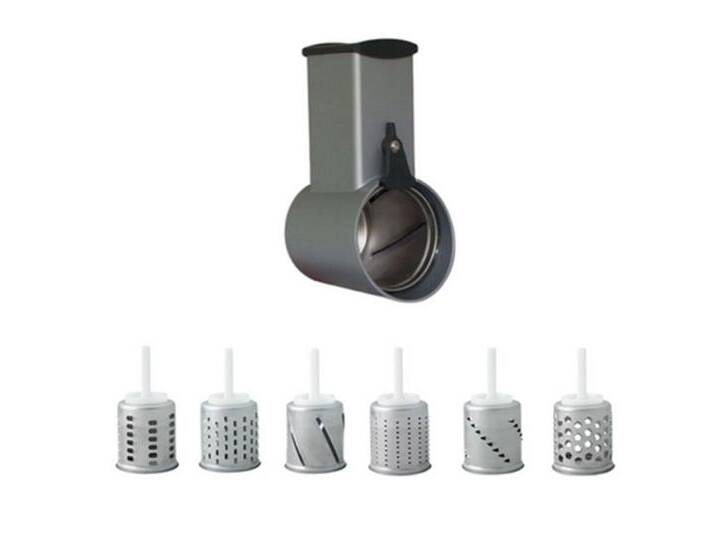 Messerschmidt Gemüseschneidaufsatz Gemüseschneider Metall für KitchenAid + Zusatztrommeln von KitchenAid