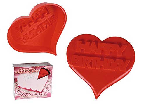 Silikon-Backform - Happy Birthday, 24cm x 22cm von KitchenCentre