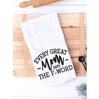 Lustiges Mama Küchentuch - Every Great Mom Says The F Word Küchendekoration Muttertag Geburtstag Mutterhandtuch Lustiges Mama Küchentuch - Every Great Mom Says The F Word Küchendekoration Muttertag Geburtstag Mutterhandtuch von KitchenConversation