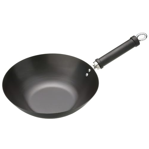 KitchenCraft Pure Oriental Wok aus Carbonstahl mit Antihaftbeschichtung, 26,5 cm von KitchenCraft