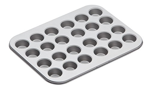 KitchenCraft Antihaftbeschichtete Mini-Muffinform/Mince-Pie-Backblech, 24 Mulden, 35 x 27 cm von KitchenCraft