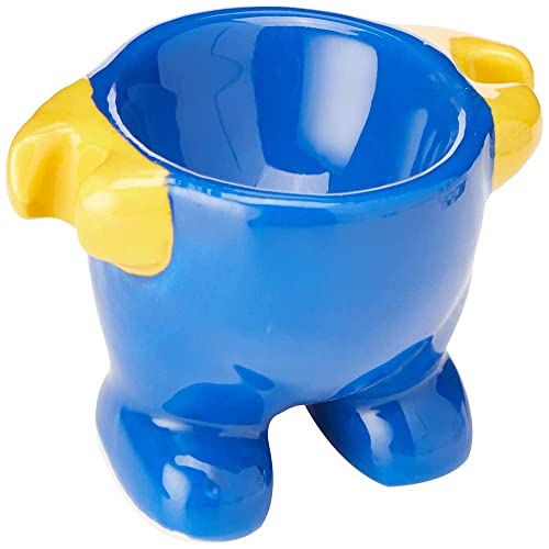KitchenCraft KCEGGMAN Eierbecher, blau/gelb von KitchenCraft