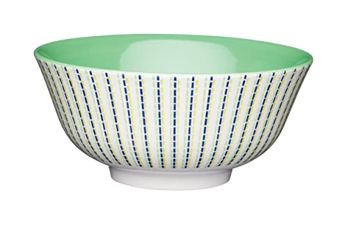 KitchenCraft Lime Hues Schale aus Steingut, emailliert, Mehrfarbig von KitchenCraft