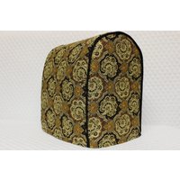 Schwarze Paisley Quilted Kitchenaid Mixer-Abdeckung von KitchenInspirations