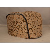 Toasterabdeckung Im Vine Design Aus Sackleinen von KitchenInspirations