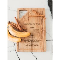 Große Rezept Schneidebrett L Graviert Mütter Tag Zeichen Personalisierte Hackbrett Benutzerdefinierte Familie Küche Dekor von KitchenMood