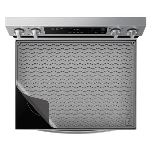 Kitchenraku Herdabdeckplatte Abdeckung 51x71cm, Spritzschutz Küche Herdabdeckplatte, Abdeckung schutz für Cerankochfelder, Staubdichte-Matte für Induktionskochfelder (GA15, 71X51cm) von KitchenRaku