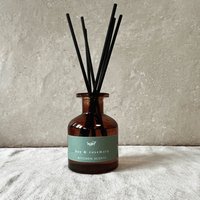 Bay & Rosmarin Reed Diffusor | Ganz Natürlicher Raumduft Naturöl Diffuser Wohnkultur Langlebiger von KitchenScents