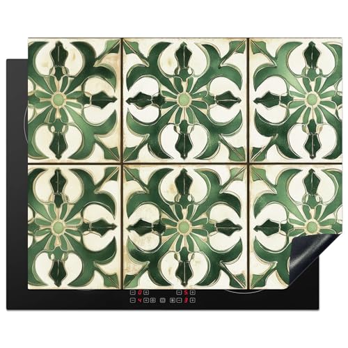 KitchenYeah© Herdabdeckplatte 65x52 cm Einteilig Induktionsmatte Küche Abdeckung Ceranfeld Herd Abdeckplatte Deko Vinyl Matte Aufrollbar Innenbereich - Keramik - Dekoration - Spanisch von KitchenYeah