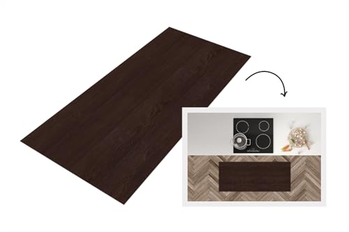 KitchenYeah© Küchenläufer 120x50 cm Antirutschmatte Küche Küchenmatte Kitchen Floor Mat Waschbar rutschfest Küchenbodenmatte Läufer Anti Rutsch Muster - Hartholz - Brett von KitchenYeah
