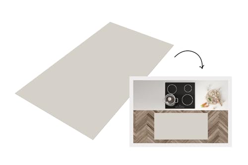 KitchenYeah© Küchenläufer 120x60 cm Antirutschmatte Küche Küchenmatte Kitchen Floor Mat Waschbar rutschfest Küchenbodenmatte Läufer Anti Rutsch Grau - Hell - Herbst von KitchenYeah
