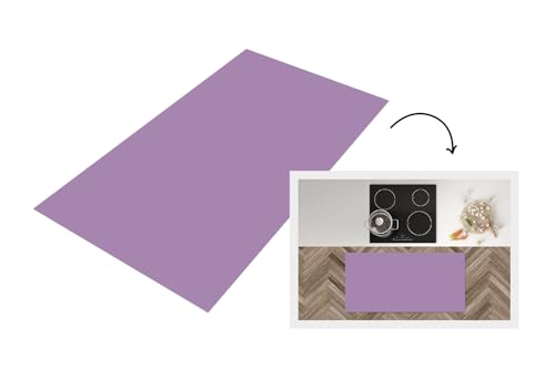 KitchenYeah© Küchenläufer 120x60 cm Antirutschmatte Küche Küchenmatte Kitchen Floor Mat Waschbar rutschfest Küchenbodenmatte Läufer Anti Rutsch Innenausstattung - Lila - Farben - Einfarbig von KitchenYeah