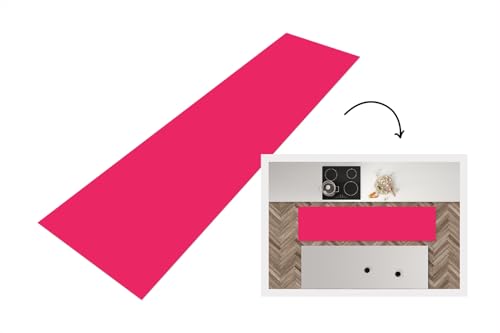 KitchenYeah© Küchenläufer 200x50 cm Anti Rutsch Matte Küche Küchenmatte Boden Kitchen Mat Läufer Waschbar rutschfest Waschbarer Waterproof Rosa - Farben - Palette von KitchenYeah