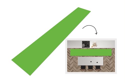 KitchenYeah© Küchenläufer 300x50 cm Antirutschmatte Küche Küchenmatte Kitchen Floor Mat Waschbar rutschfest Küchenbodenmatte Läufer Anti Rutsch Grün - Farben - Natur von KitchenYeah
