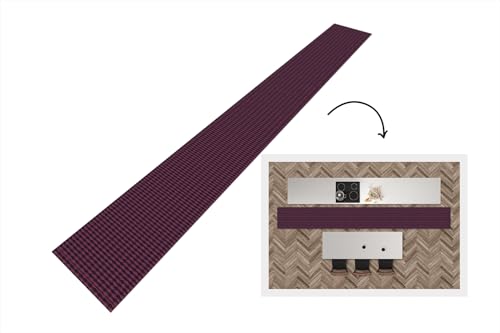 KitchenYeah© Küchenläufer 400x50 cm Anti Rutsch Matte Küche Küchenmatte Boden Kitchen Mat Läufer Waschbar rutschfest Waschbarer Waterproof Muster - Abstrakt - Vintage von KitchenYeah