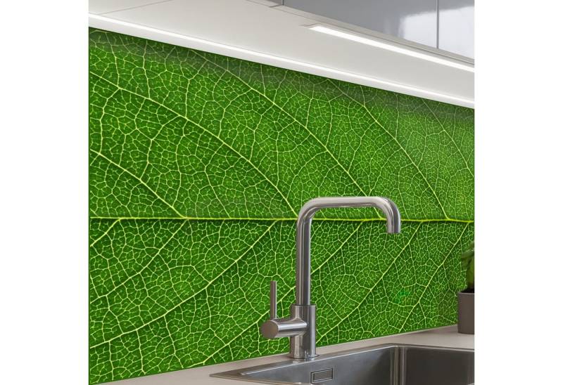 KitchenYeah Küchenrückwand selbstklebend Natur - Blatt - Grün, (1-tlg), Spritzschutz, Küche, Rückwand, Küchenwand, Küchenfront, 80x60 cm von KitchenYeah
