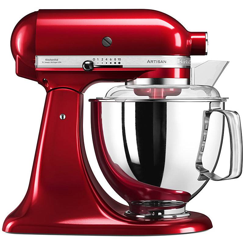 KitchenAid Artisan 5KSM175PSECA Küchenmaschine 4,8L in Liebesapfelrot mit Zubehör von Kitchenaid