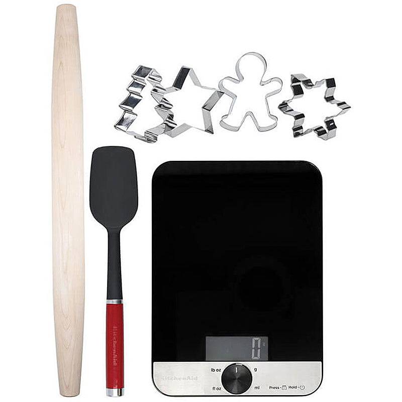 KitchenAid KX403BX Backset Küchenwaage Teigroller Plätzchen Formen von Kitchenaid