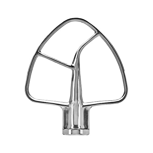 KitchenAid 5KSM5THFBSS FLACHRÜHRER FÜR MITTELGROSSE KÜCHENMASCHINEN, Edelstahl, Silber von KitchenAid