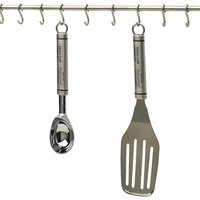 Kitchencraft - Edelstahl-Küchenutensilien-Hängegestell mit 12 Haken, 52 cm (20,5) von Kitchencraft