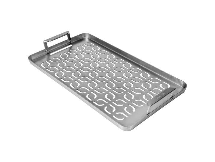 TRAEGER MODIFIRE EDELSTAHL-GRILLPLATTE FÜR FISCH UND GEMÜSE von Kitchenland